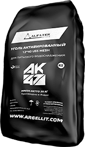 Активированный уголь AK47 12x40 (50л, 25кг)